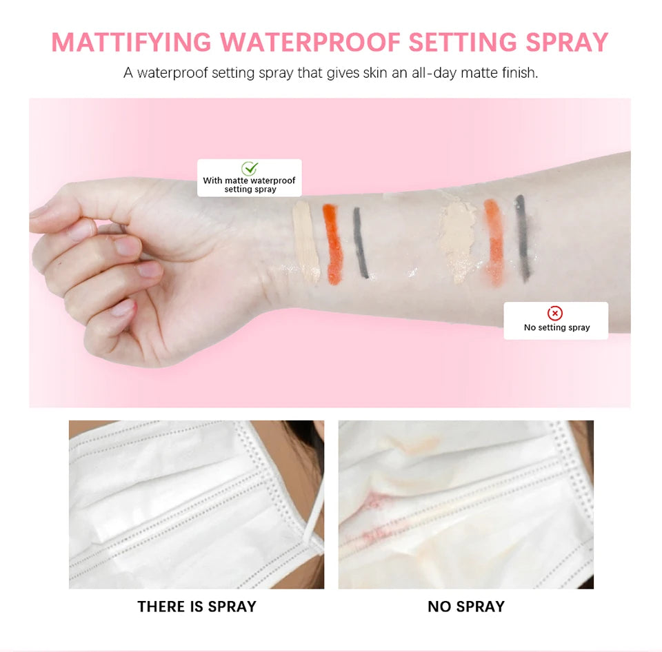 Matte Makeup Setting Primer Powder and Balm Set - 15