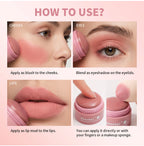 Cream Blush Makeup Pigmented Smooth Blendable Face Color