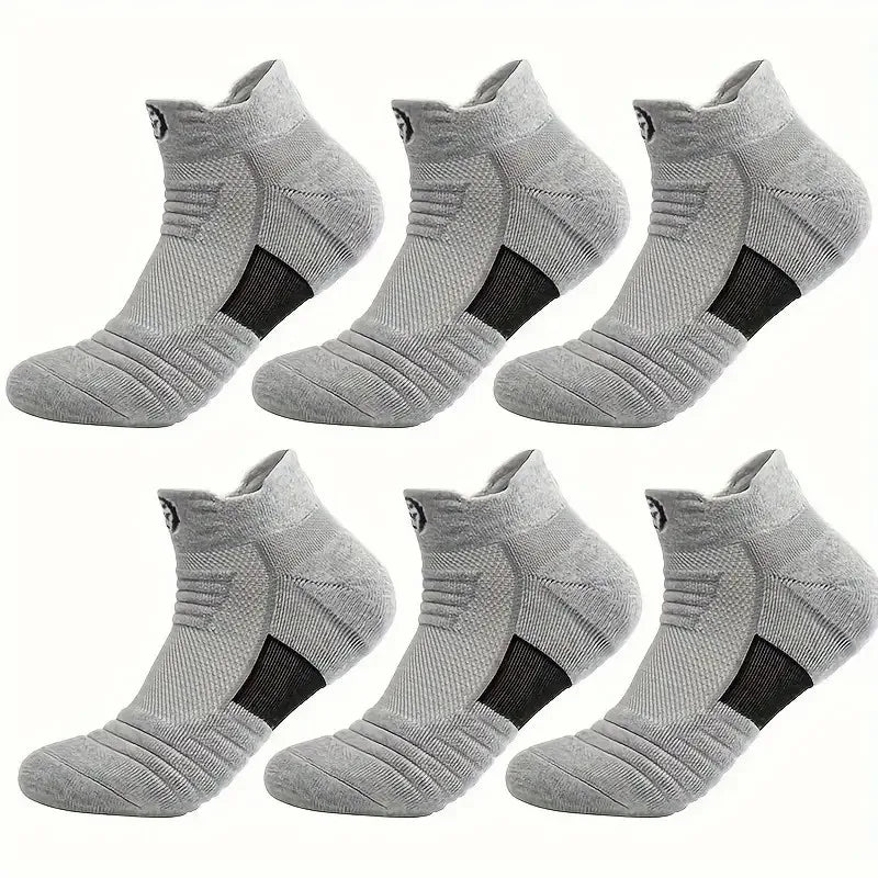 Polyester Spandex Athletic Ankle Socks