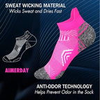 Unisex Polyester Low Cut Ankle Socks 5 Pair Pack