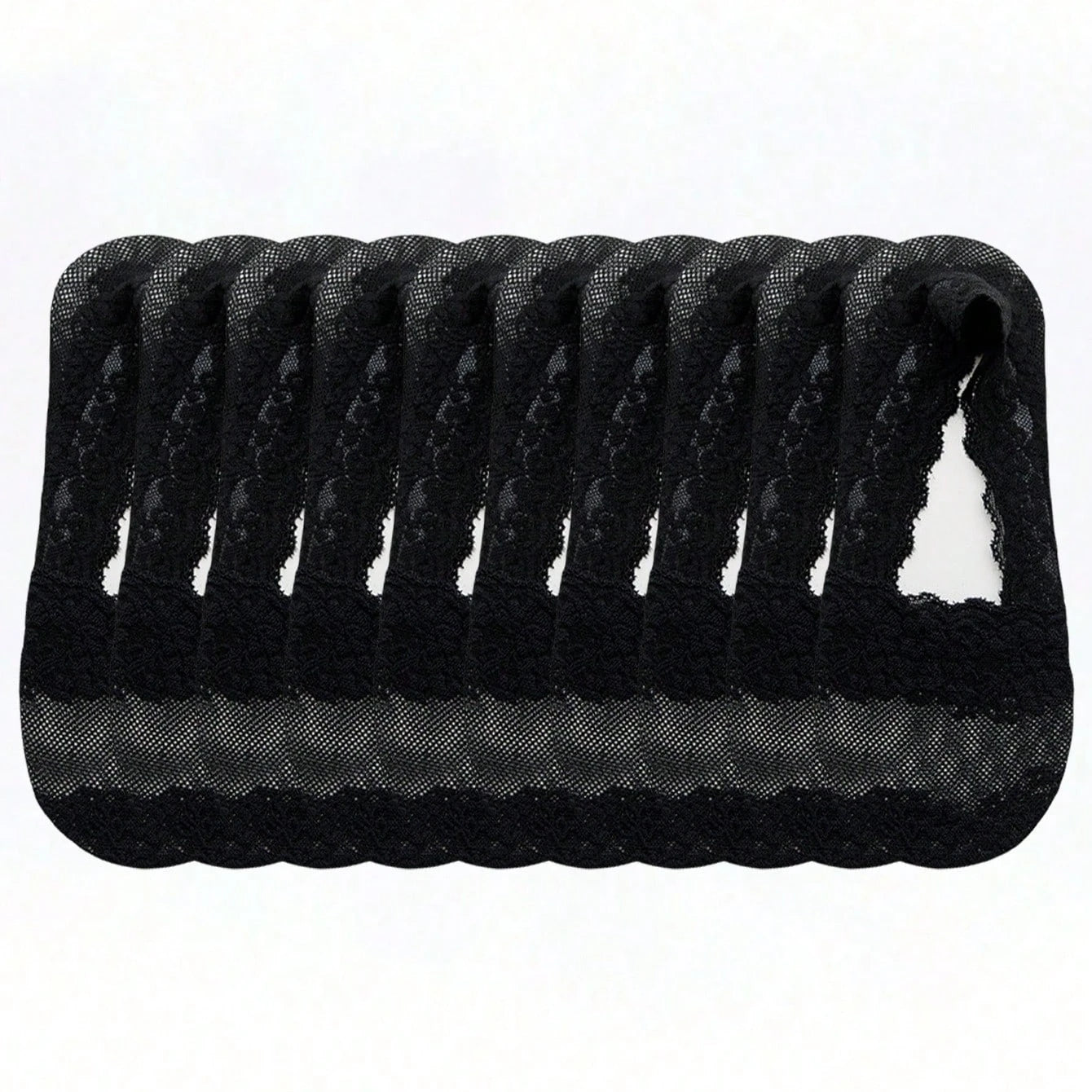 Womens Polyester Elastane Low Cut Invisible Liner Socks - 9