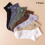 Polyester Elastane Crew Socks Multi Pack