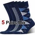 Polyester Elastane Men Business Mid Tube Socks
