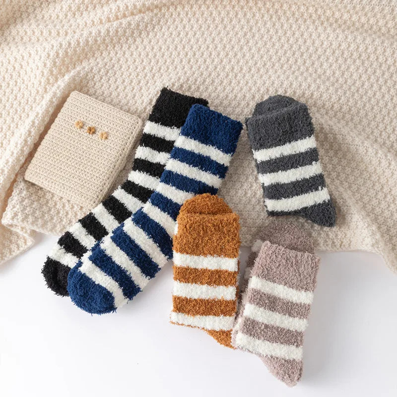 Polyester Elastane Warm Winter Crew Socks - 2