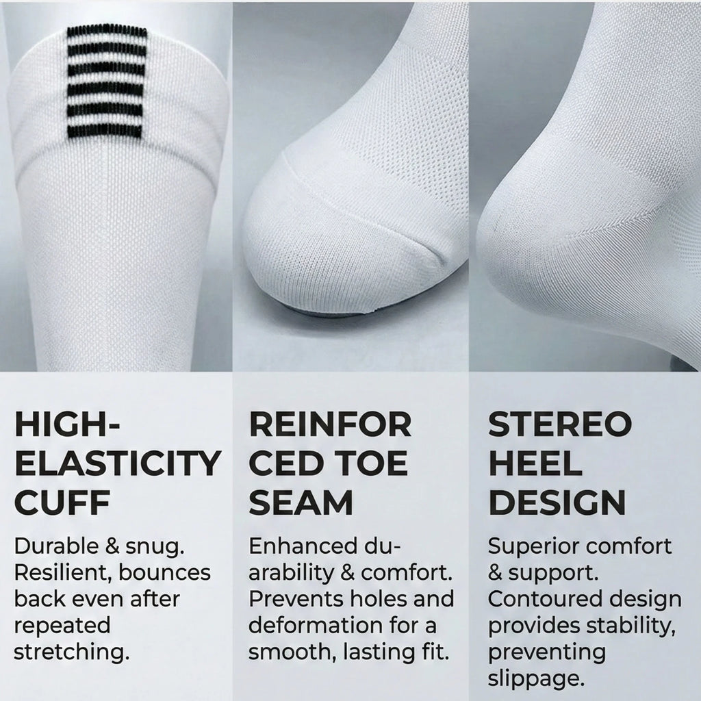 Polyester Elastane Compression Cycling Socks