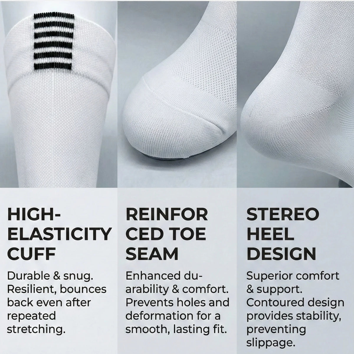 Polyester Elastane Compression Cycling Socks
