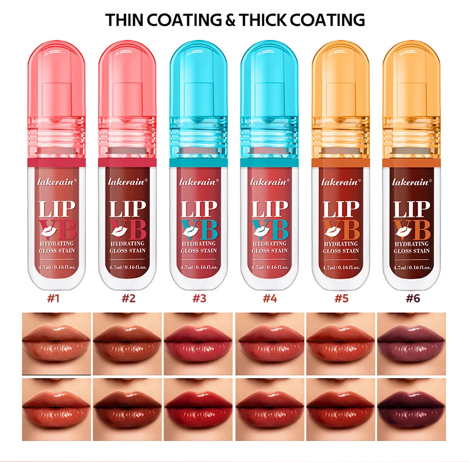 Hydrating Lip Gloss Stain Long Lasting Moisturizing Tint