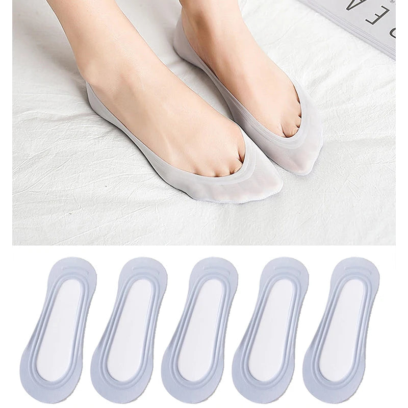 Invisible Polyester Women Boat Socks
