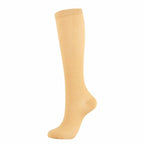 Nylon Spandex Elastic Compression Socks High Tube