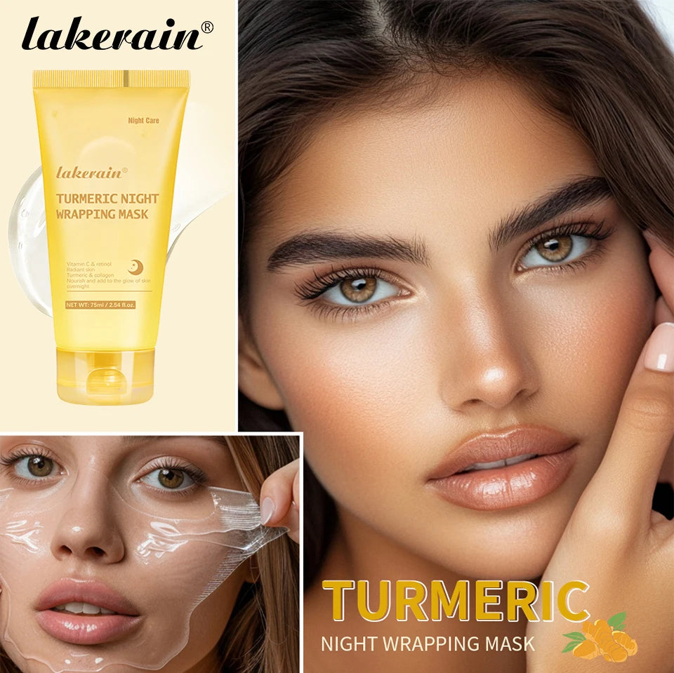 Collagen and Turmeric Peel Off Overnight Facial Mask Duo