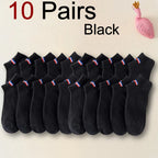 Polyester Spandex Ankle Socks Breathable Sports Casual Footwear
