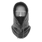 Cotton Polyester Fleece Thermal Hooded Neck Warmer Winter Hat