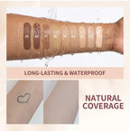 Liquid Matte Foundation Natural Waterproof Coverage Face Makeup