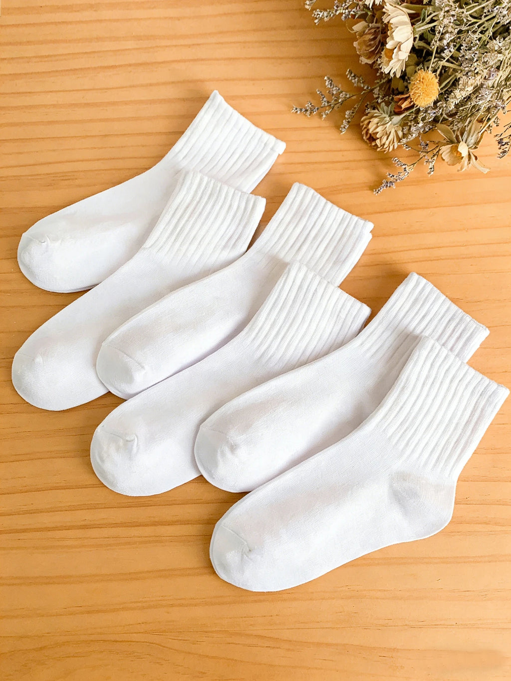 Womens Polyester Elastane Low Tube Casual Ankle Socks 6 Pack