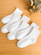 Womens Polyester Elastane Low Tube Casual Ankle Socks 6 Pack