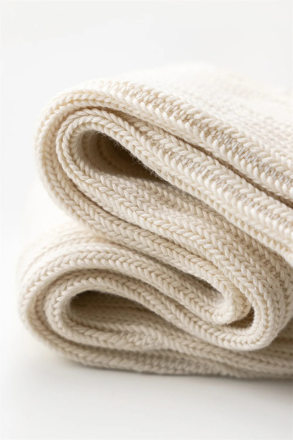 Thick Cotton Knit Mid Tube Crew Socks