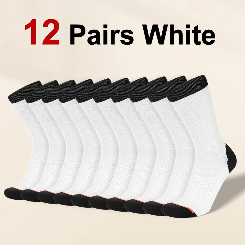 Polyester Elastane Crew Socks For Men