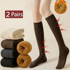 Thick Polyester Spandex Knit Winter Stockings