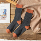 Polyester Elastane Women Crew Socks Japanese Style Set