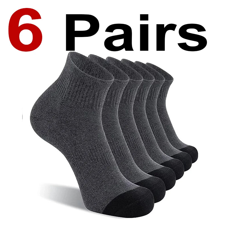 Polyester Elastane Crew Socks For Sports And Daily Wear