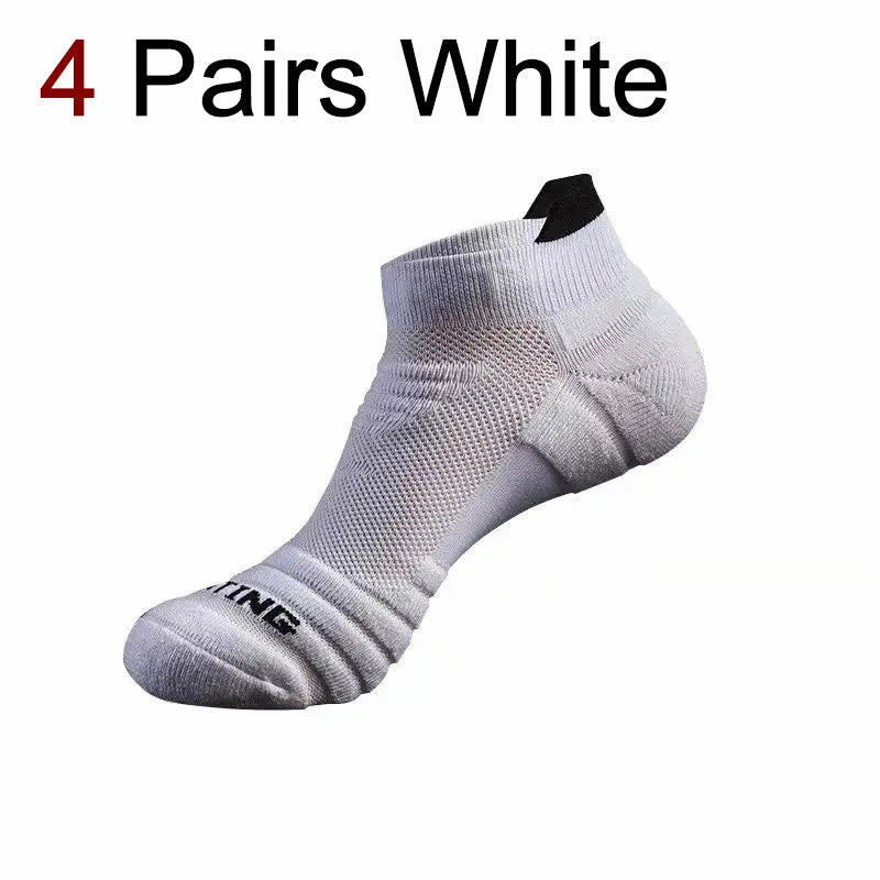 Men Cotton Blend Athletic Sports Socks - 10