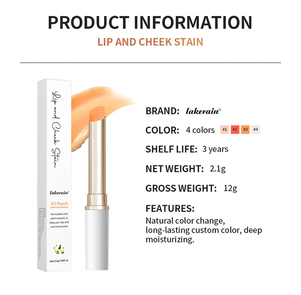 PH Color Changing Lip and Cheek Stain Moisturizing Balm - 16