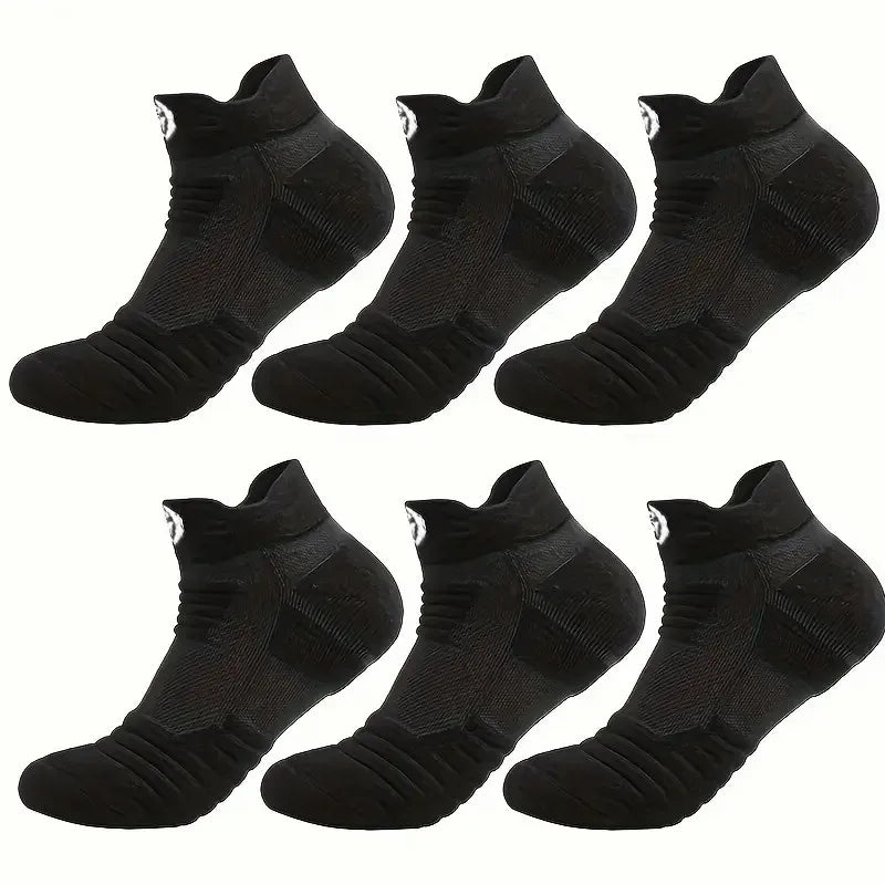 Polyester Spandex Athletic Ankle Socks - 9
