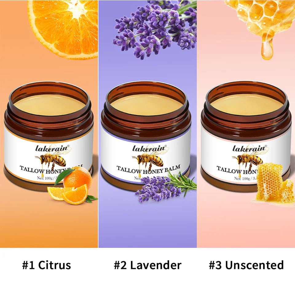 Beef Tallow and Honey Moisturizing Face and Body Cream