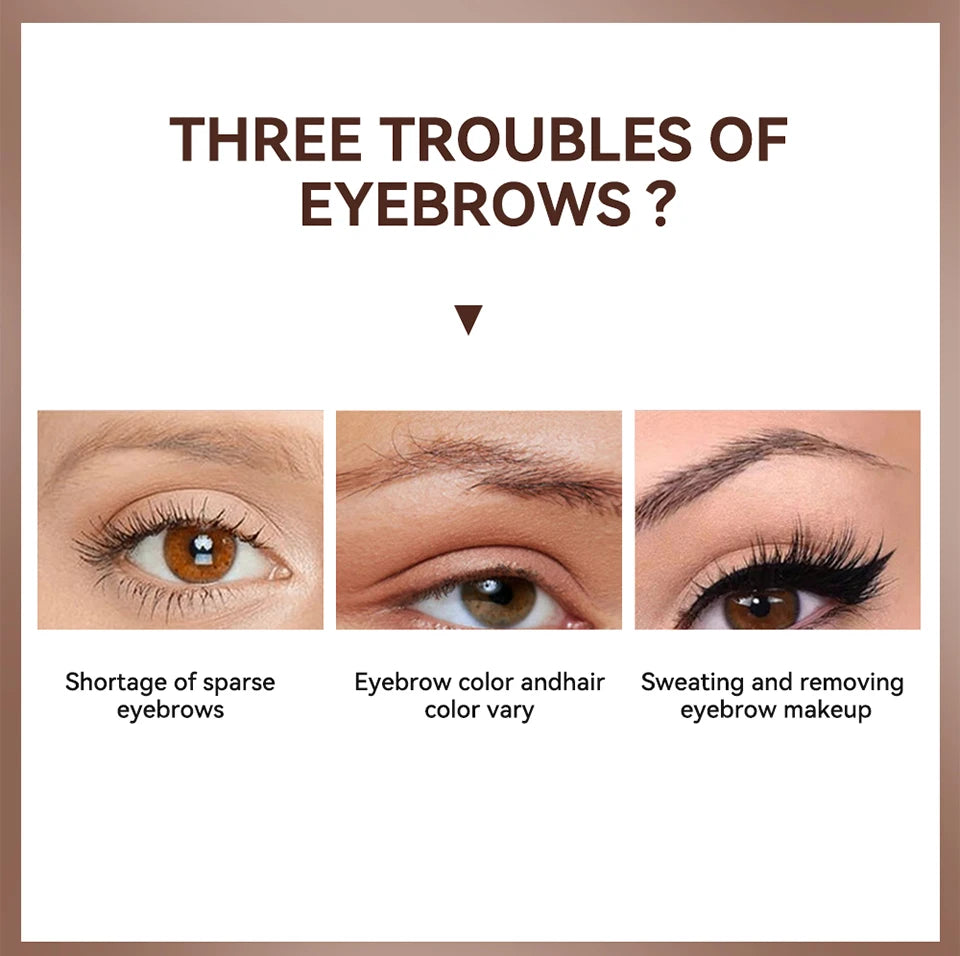 Waterproof Liquid Eyebrow Gel Set