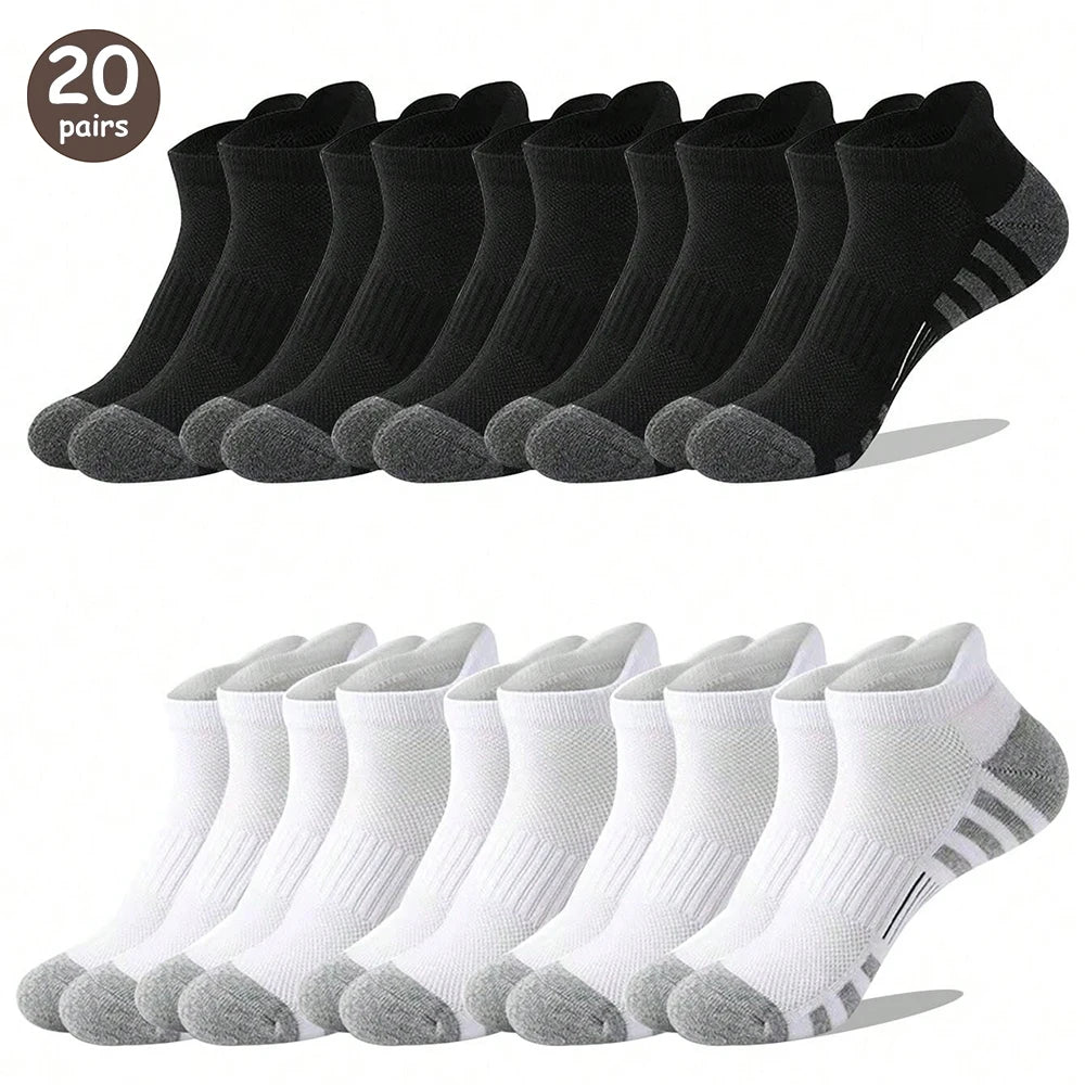 Polyester Blend Casual Ankle Socks For Men