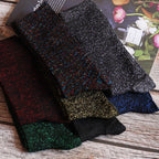 Cotton Blend Glitter Mid Tube Socks 3 Pairs