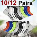 Cotton Polyester Blend Breathable Ankle Sports Socks