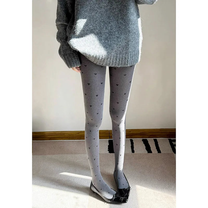 Polka Dot Nylon Pantyhose Tights for Women