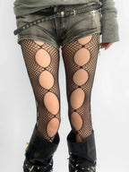 Nylon Hollow Out Fishnet Pantyhose