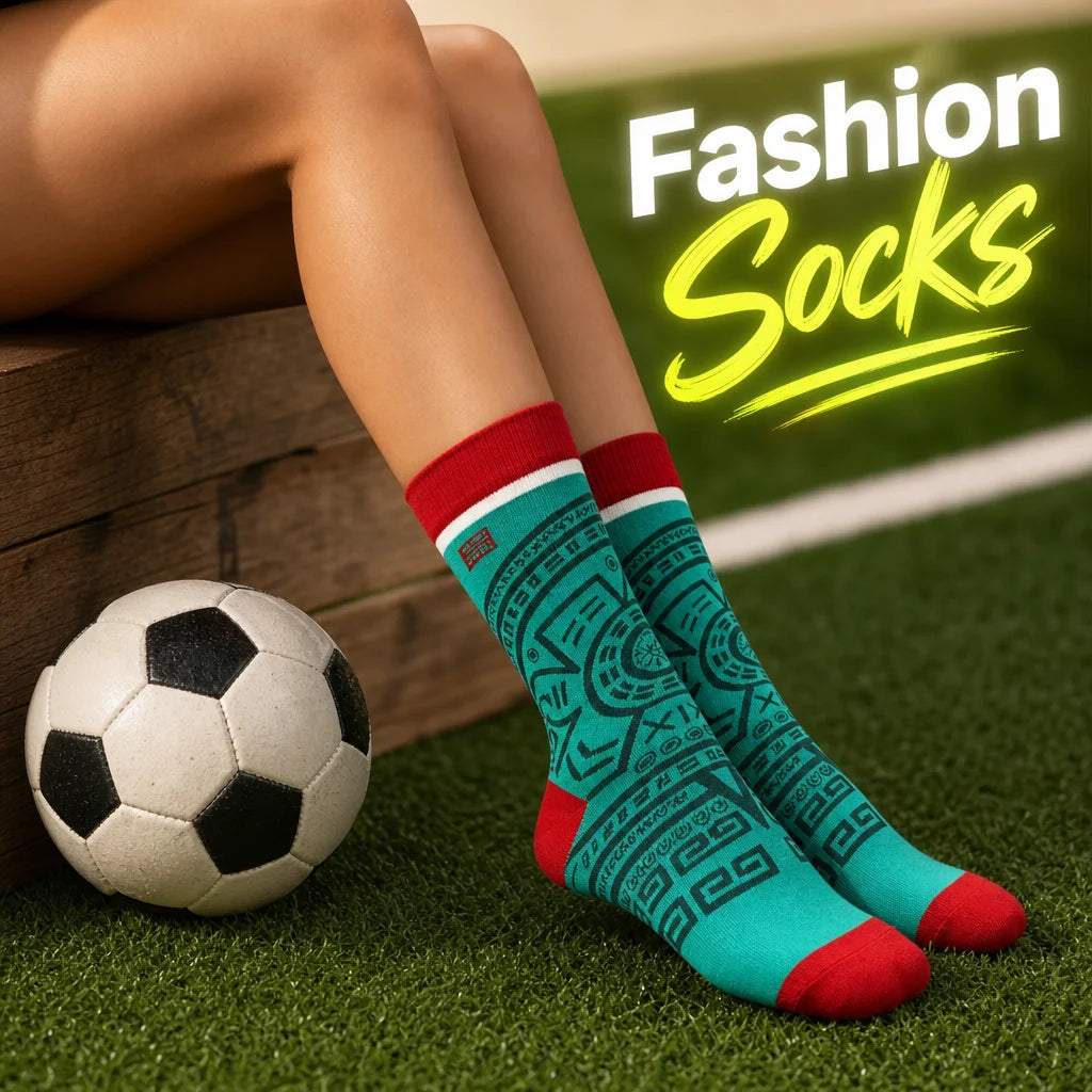 Cotton Polyester Knee High Athletic Socks - 4