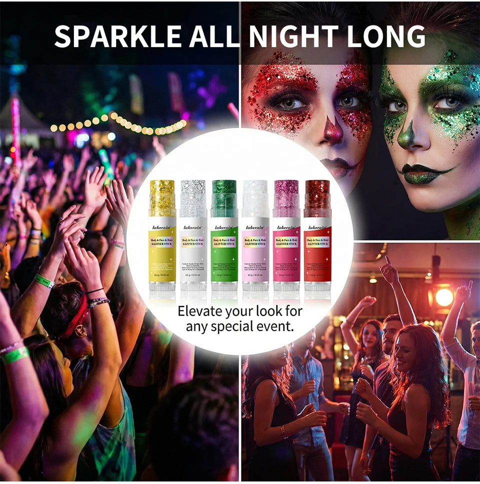 Glitter Balm Stick for Face and Body