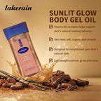 Moisturizing Shimmer Body Gel Oil Hydrating Skin Care