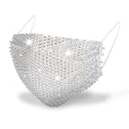 Nylon Rhinestone Decorative Face Mask