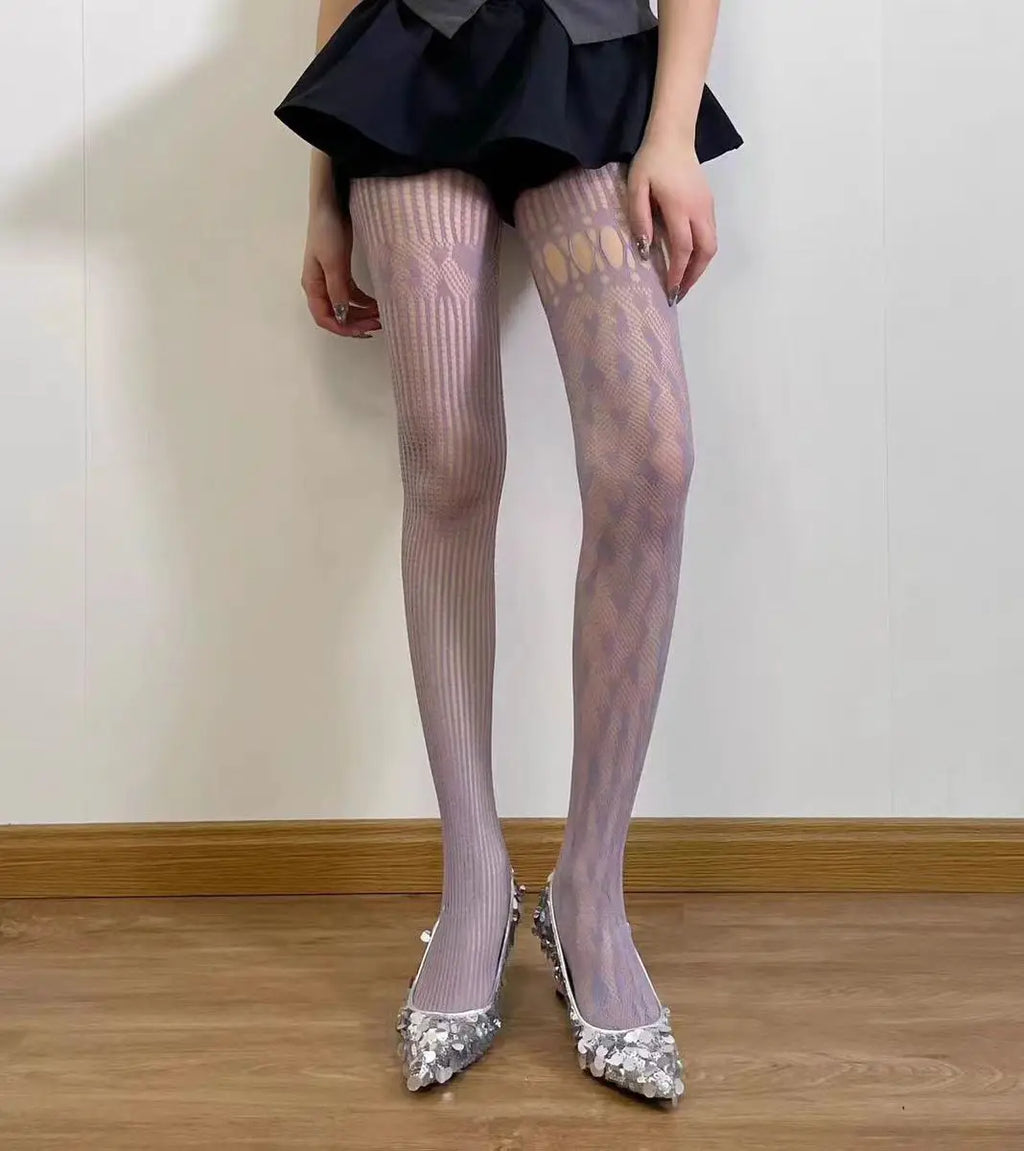 Nylon Hollow Out Fishnet Pantyhose Tights