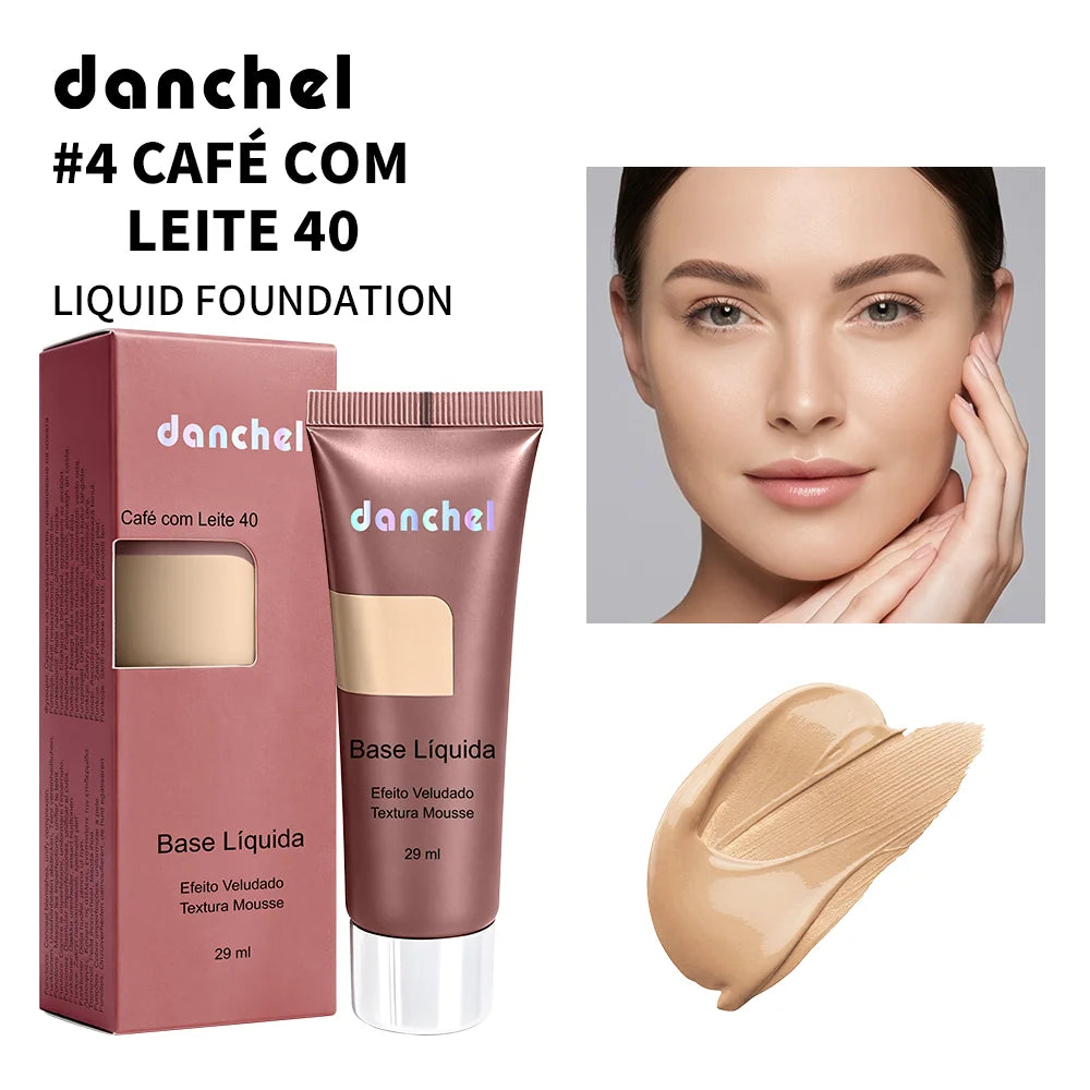 Liquid Foundation Velvet Matte Face Makeup