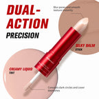 Dual Ended Liquid And Stick Blurring Concealer For Full Face Coverage