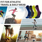 Nylon Elastane Men Athletic Sport Socks