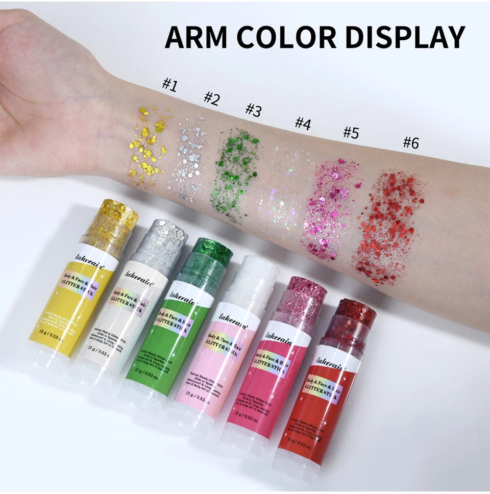 Glitter Balm Stick for Face and Body - 13