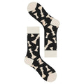 Unisex Polyester Elastane Chess Pattern Crew Socks