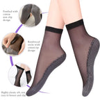 Womens Nylon Breathable Anti Slip Ankle Socks