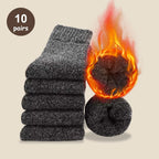 Wool Blend Thermal Crew Socks For Men