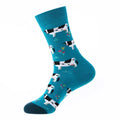 Cotton Blend Cartoon Cow Pattern Mid Calf Socks