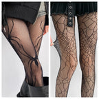 Nylon Fishnet Pantyhose Gothic Pattern Tights