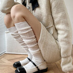 Polyester Lolita Style Long Stacked Stockings for Women