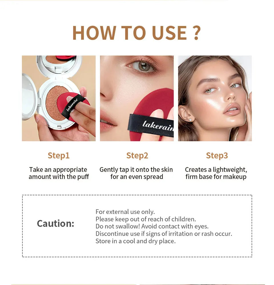 Liquid Foundation Air Cushion Compact for Hydrating Glow Finish - 14